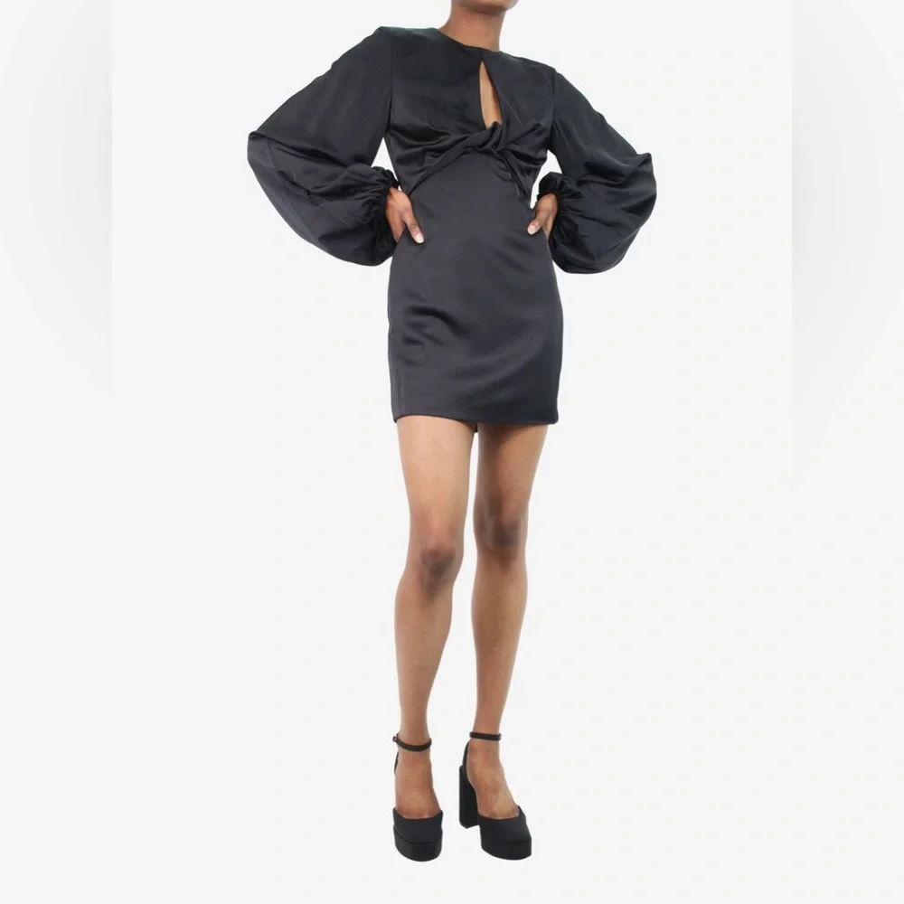 Significant Other Black Holly Mini Dress - Size 6 - Picture 3 of 3